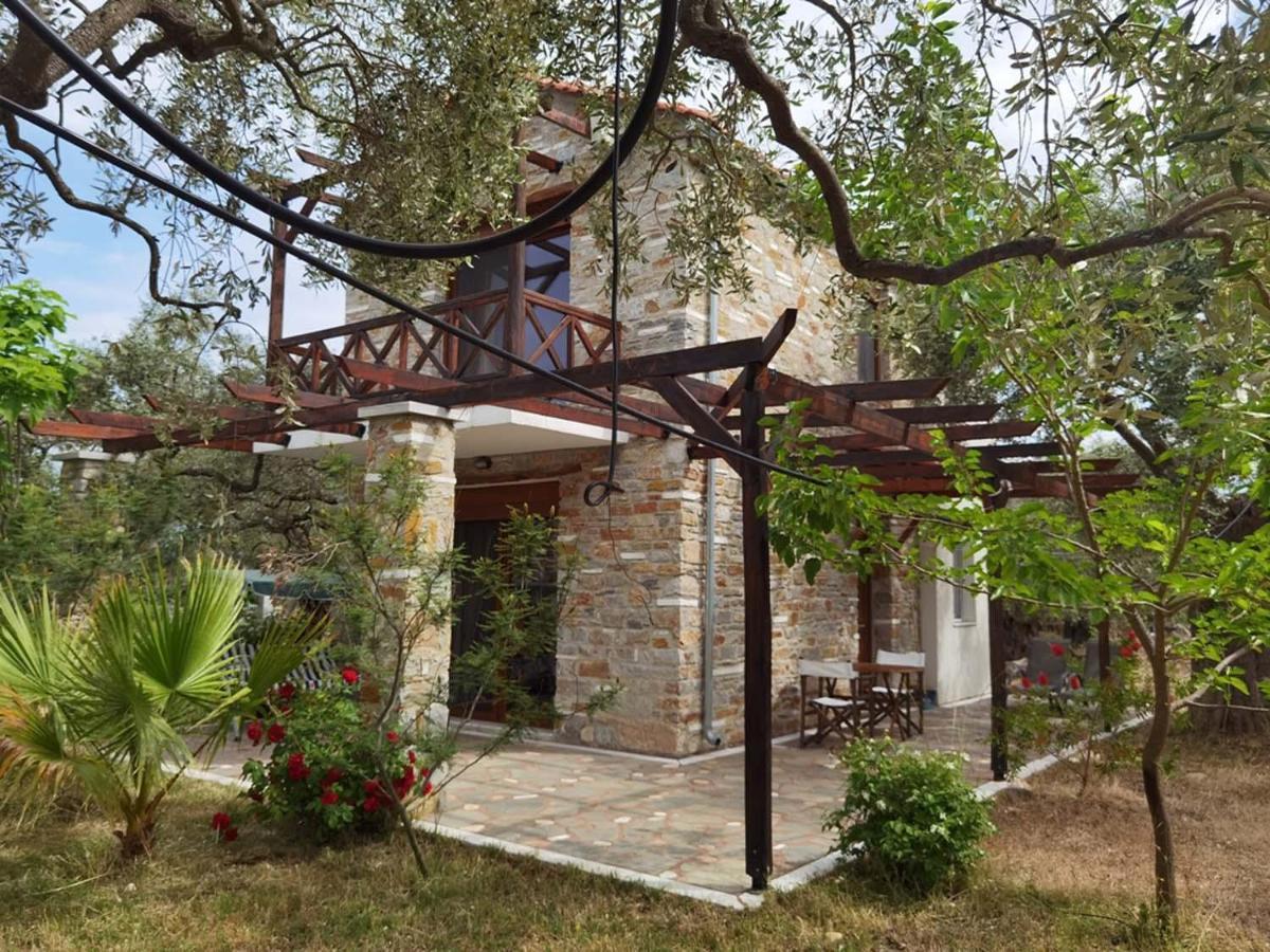 Elea Stone Houses In Organic Quiet Olive Grove, Prinos, Thassos Prínos Exterior foto