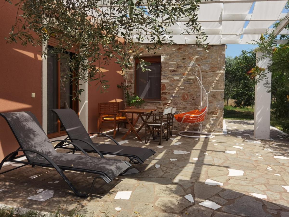 Elea Stone Houses In Organic Quiet Olive Grove, Prinos, Thassos Prínos Exterior foto