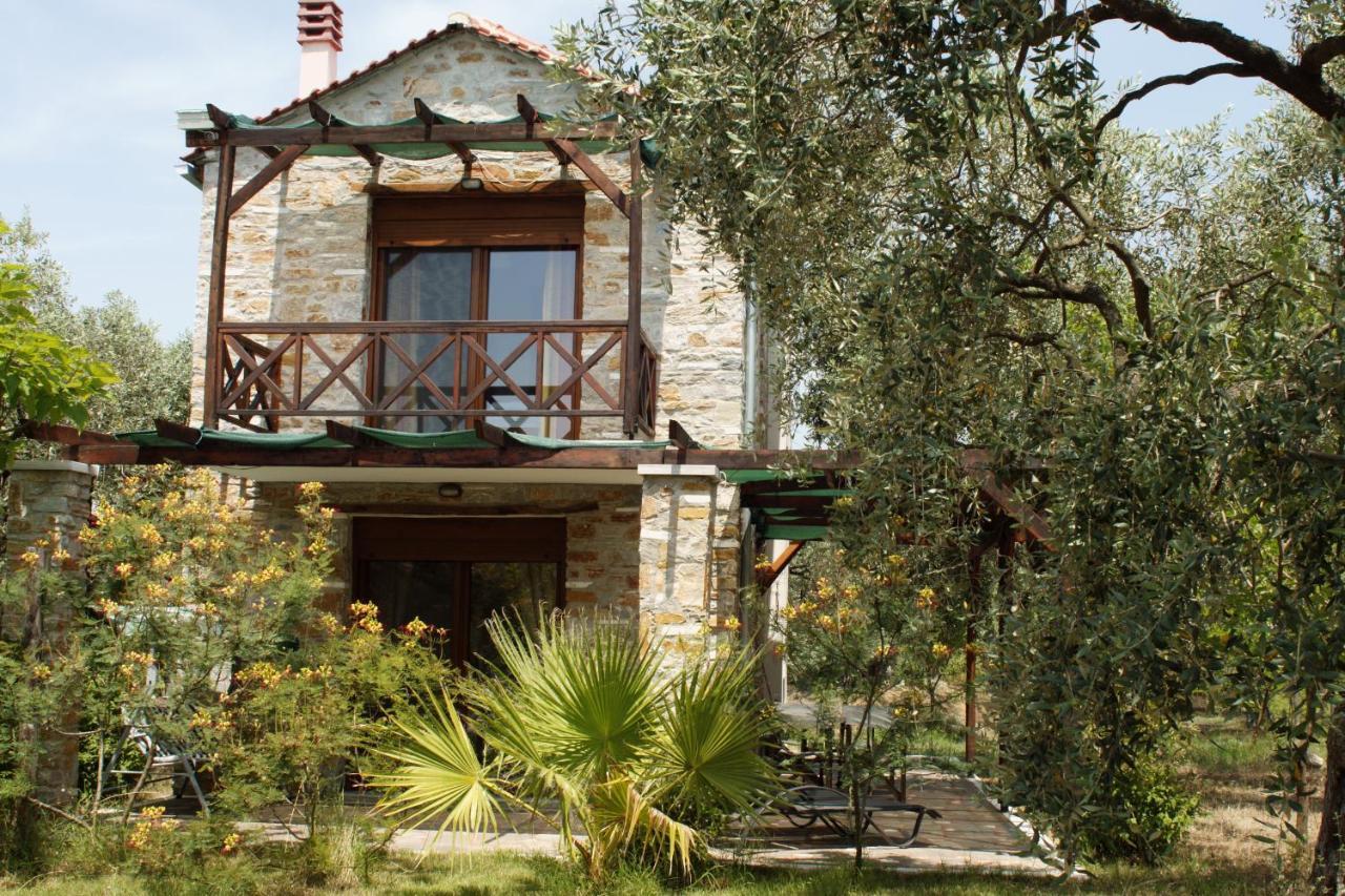 Elea Stone Houses In Organic Quiet Olive Grove, Prinos, Thassos Prínos Exterior foto
