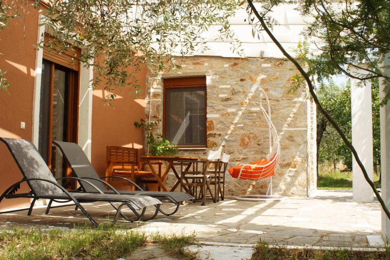 Elea Stone Houses In Organic Quiet Olive Grove, Prinos, Thassos Prínos Exterior foto