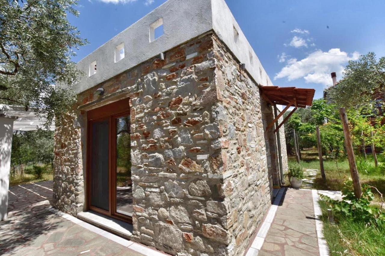 Elea Stone Houses In Organic Quiet Olive Grove, Prinos, Thassos Prínos Exterior foto