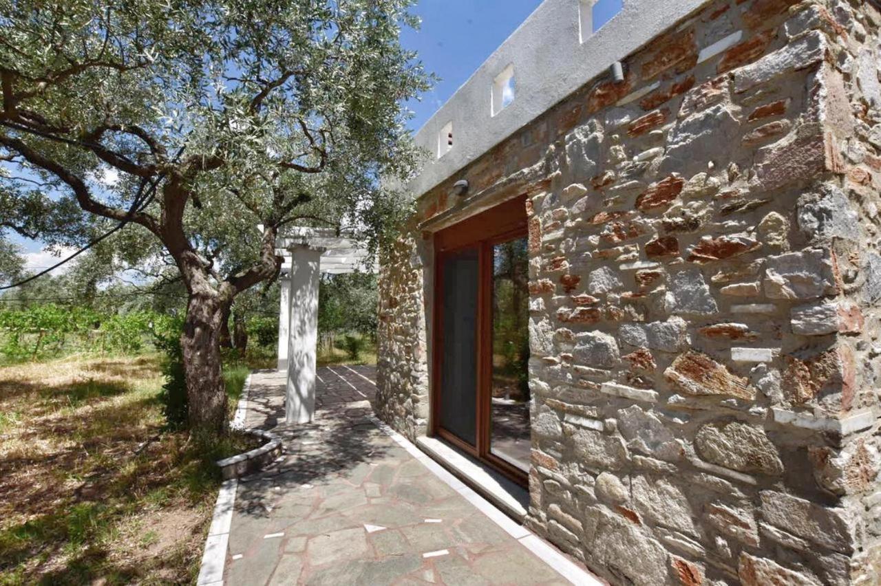 Elea Stone Houses In Organic Quiet Olive Grove, Prinos, Thassos Prínos Exterior foto